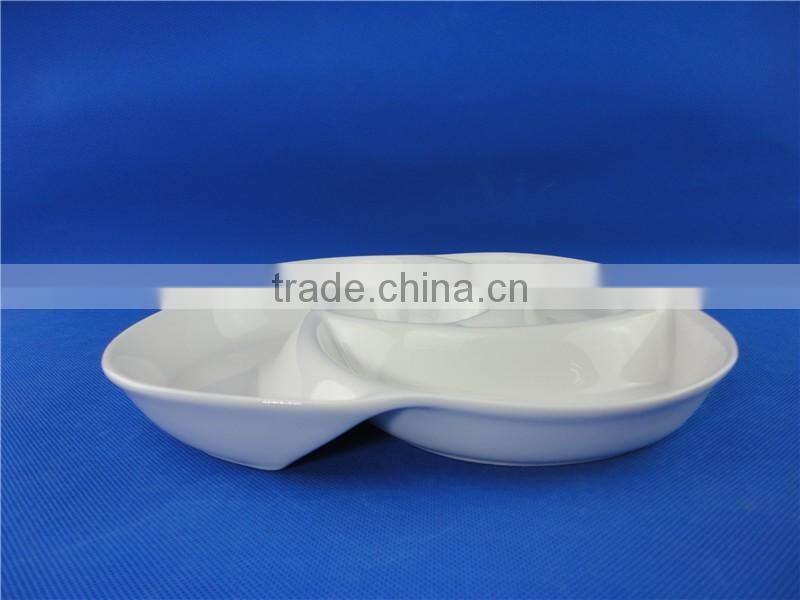 wholesale porcelain disposable divider plates