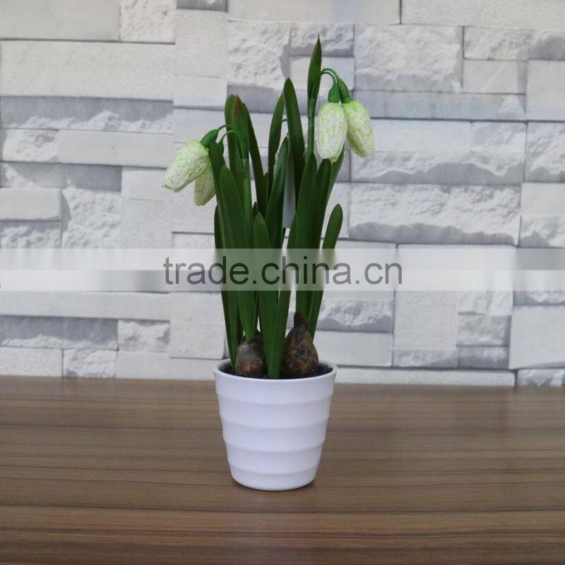 Table artificial mini saussurea flower bonsai for home and commercial decoration