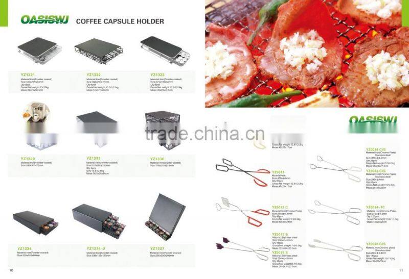 Dolce Gusto coffee pod drawer/metal iron coffee capsule holder-storage