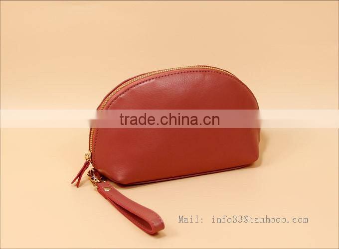 Personalized A++++ soft leather cosmetic bag ,pvc cosmetic bag with cheaper price beauty fashion make up bag