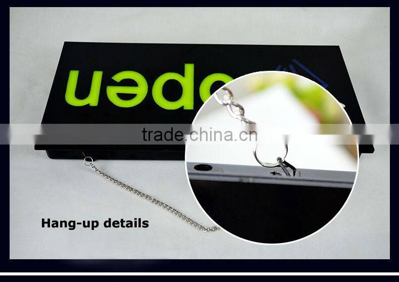 Outdoor LED cafe sign / open and welcome LED light up display board / full color LED advertising signs