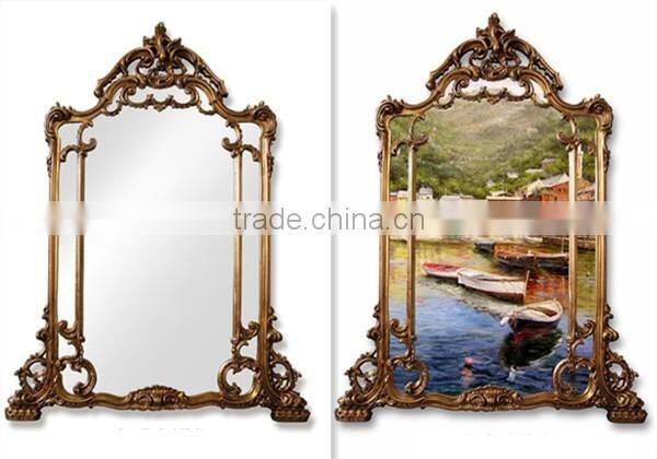 Baroque style frame with handmade oil painting