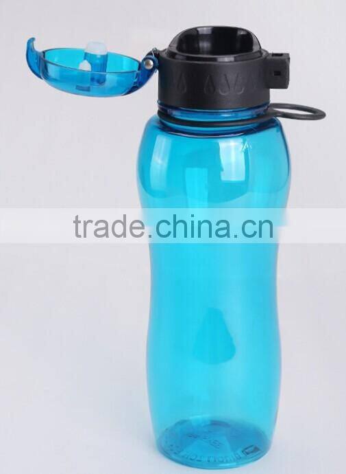 BPA free USA import material tritan plastic water bottle travel drinking bottle