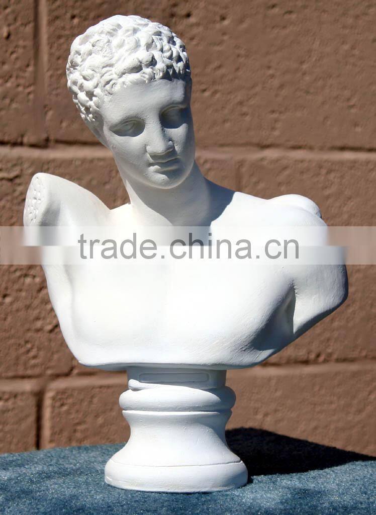 High quality home decor marble hermes bust statue
