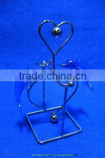 cute crystal animal, crystal dolphin for decoration