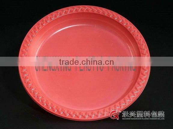 ChengXing brand wholesale 10 inch disposable plastic dinner plate