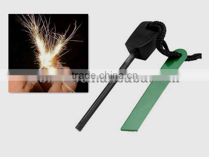 Outdoor Emergency Survival Fi Portable Magnesium Flint Stone