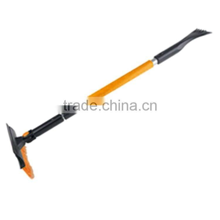 Hot sales 3 in 1 plastic snow brush with ice scraper with water squeegee