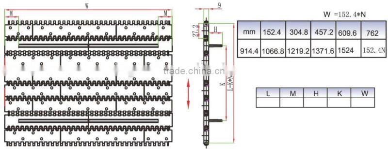 900Y-004 series plastic high temperature-resistant silicone Perforated conveyor belt
