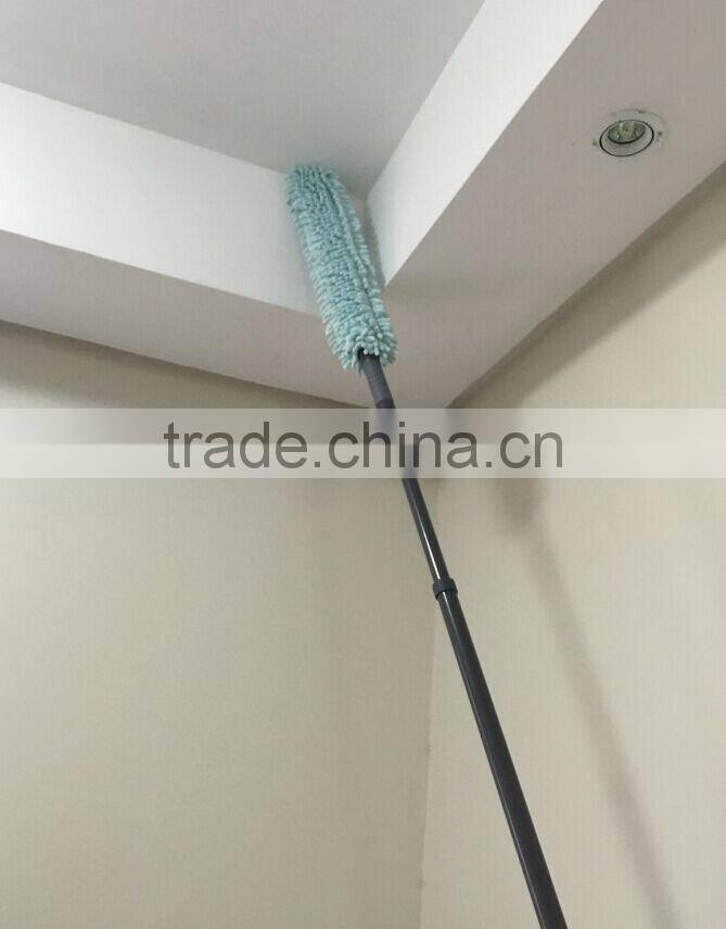 Dual-Action Microfiber Duster Set with Extendable Handle, Dusters Extender Kit