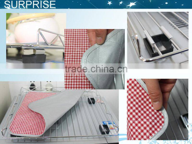 Metal shelf for microwave rack