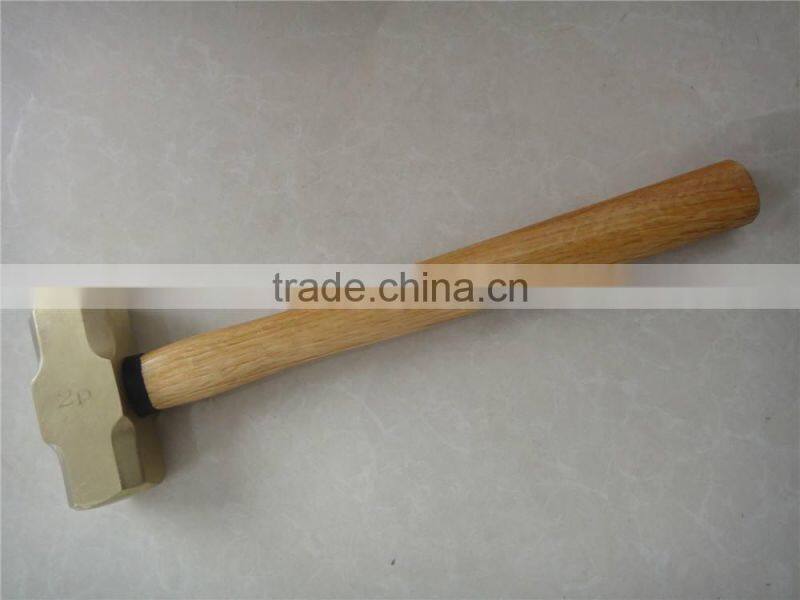 SH811FH Copper Metal Varnish Sprayed Treatment Agricultural Tools&Garden Tools Octagon Hammer For Explosive Atmospheres