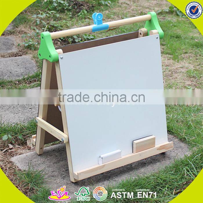 Wholesale teaching aid baby wooden drawing board useful top children wooden drawing board W12B030