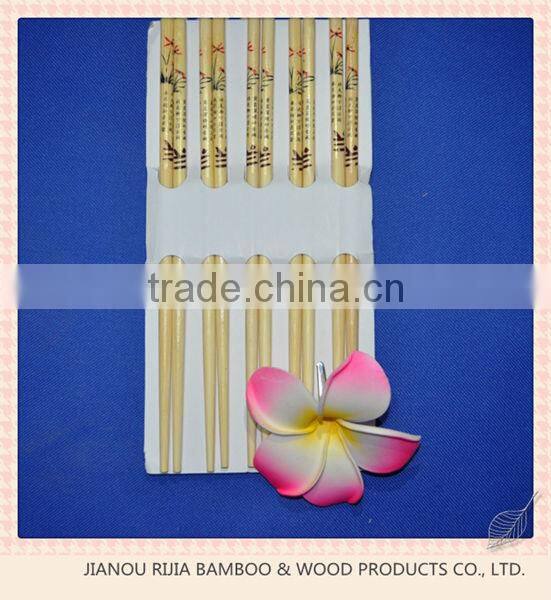 Wholesale reusable natural bamboo chopstick