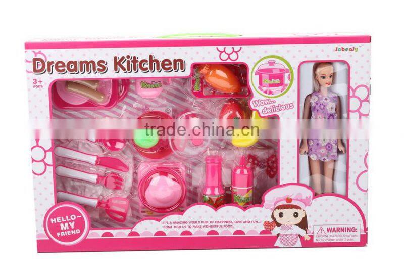 new design girl painting toy sewing set