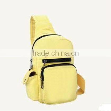 The promotional cheap reusable canvas sling bag for sports
