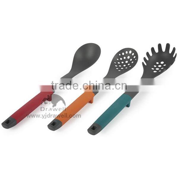 NY-6729 3 Piece Nylon colorful kitchen utensils