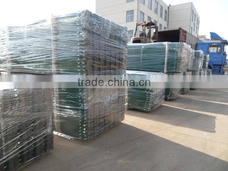 Square tube adjustable steel guardrail for scaffolding