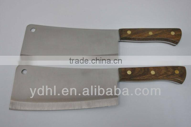 stainless steel chopping knife