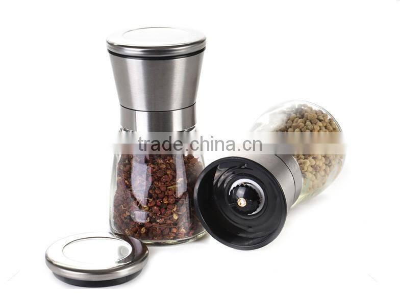 Amazon top selling 18/8 Stainless Steel salt and pepper grinder set