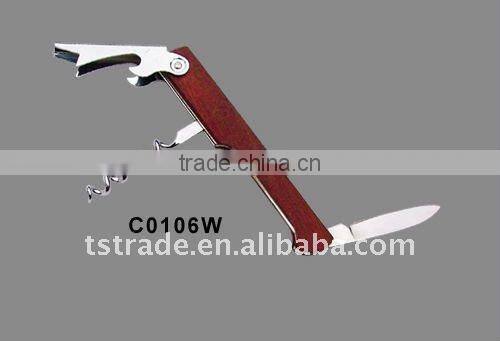 multi function opener keychain bottle opener novelty stainless steel durable fashion stainless steel red wine opener C0106W