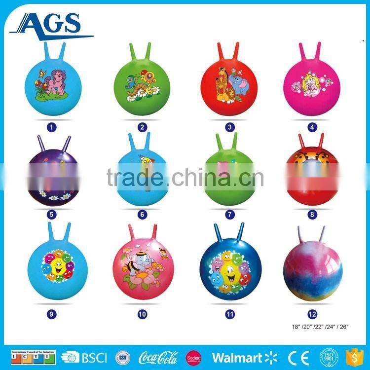 Top grade New pvc bouncy handle massage ball