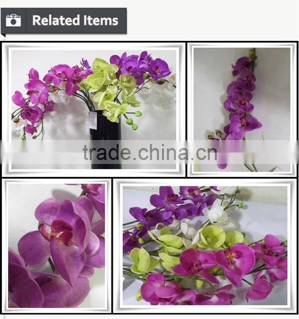 Hotsales artificial flowers Phalaenopsis for decoration and wedding