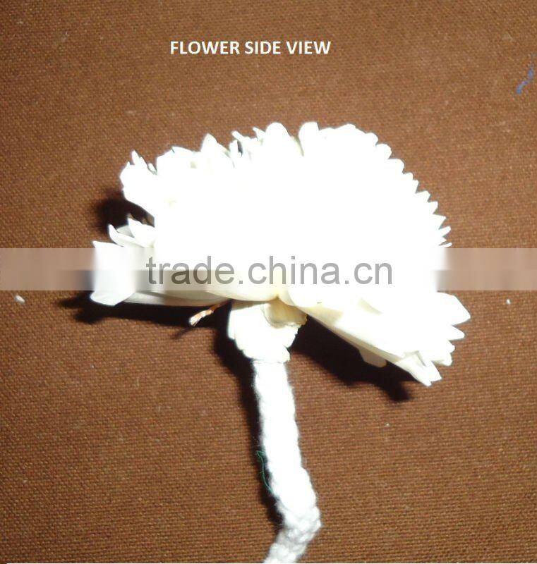 Sola diffuser flower - Made from Sola wood - from India - hi-quality balsa wood diffuser flower
