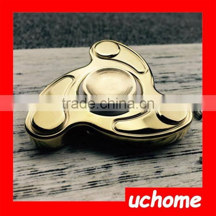 UCHOME Hot sale China EDC toy mini spinner fidget toy hand pinner with brass