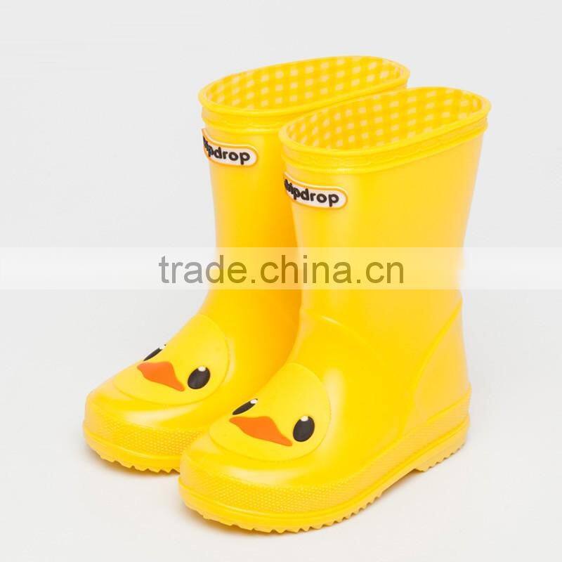 animal print kids children rubber rain boot wellington gumboots OEM factory