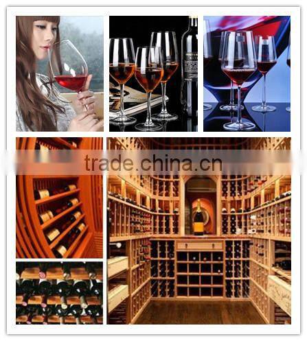 Stainless steel metal wine bottle holder
