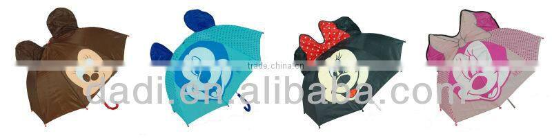 2017 Fashion Cartoon Pictures For Kids Umbrella