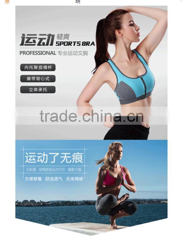 2016 Shuoyang Factory Wholesale Hot Sexy Custom Women Sports Bra