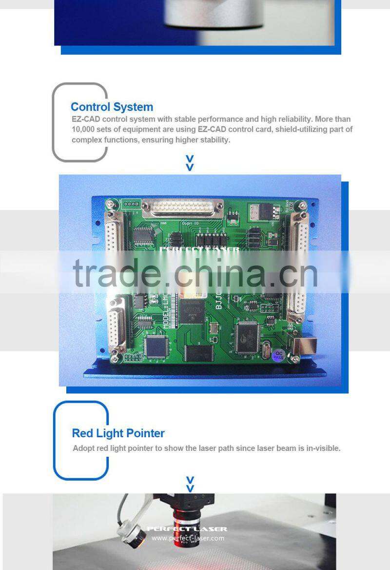 Metal material marking name plate laser mark system