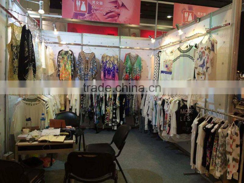 Latest China wholsale fashion Button A word big swing denim halter top