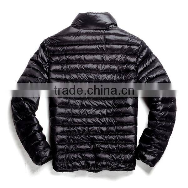 Ultra light down winter jacket men