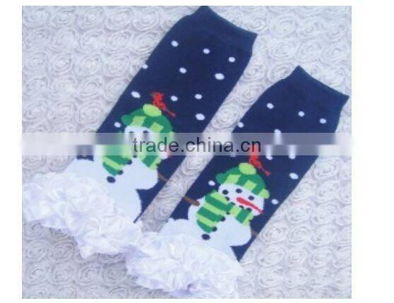 2016 new style boutique cute baby satin icing leg warmers for winter
