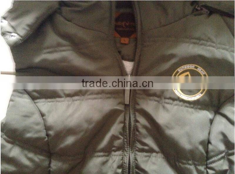 Lady 100%Polyester Padded Vest Garment stocklots
