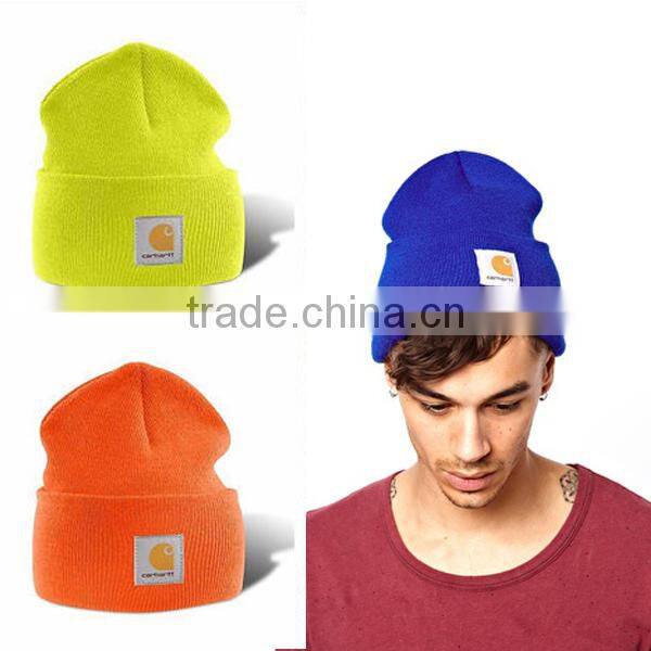 2015 Fashion Usa America Embroidery Beanie Cap Knitted Flag Winter Hats