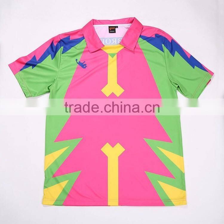 Any color original Unisex t-shirts racing sports 100%polyester polo shirts wholesale china