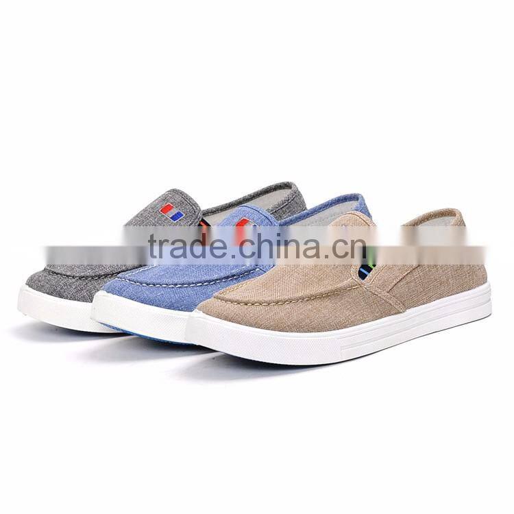 Cheap china factory price shoes men casual canvas shoes 2017