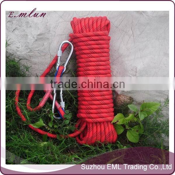 New Rescue rock climbing braided rope Fire Escape Safety and Climbing Rope,rock climbing equipment
