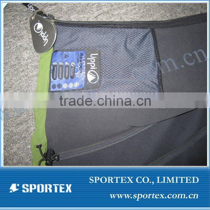 women's green solfshell jacket