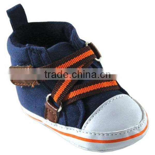 comfortable wholesales baby denim canvas shoes