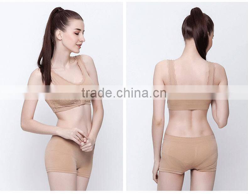 Factory Provide New Style Seamless Bra and Panty Set