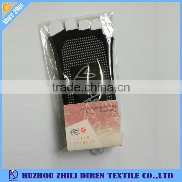 High Elasticity Custom Non slip Toeless/Toe Yoga Socks for Women