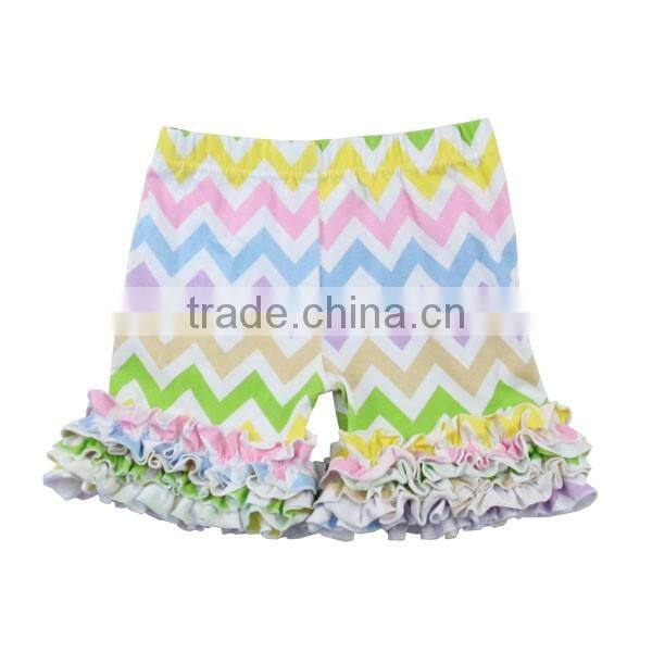 2017 best seller wholesale sweat shorts ruffle icing shorts baby boutique wholesale