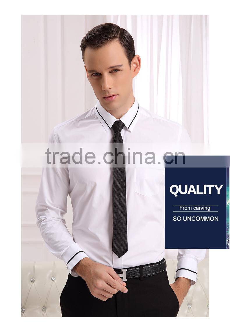 New Design Men's Long Sleeve Business Shirt Of Good Price (DSHM013)