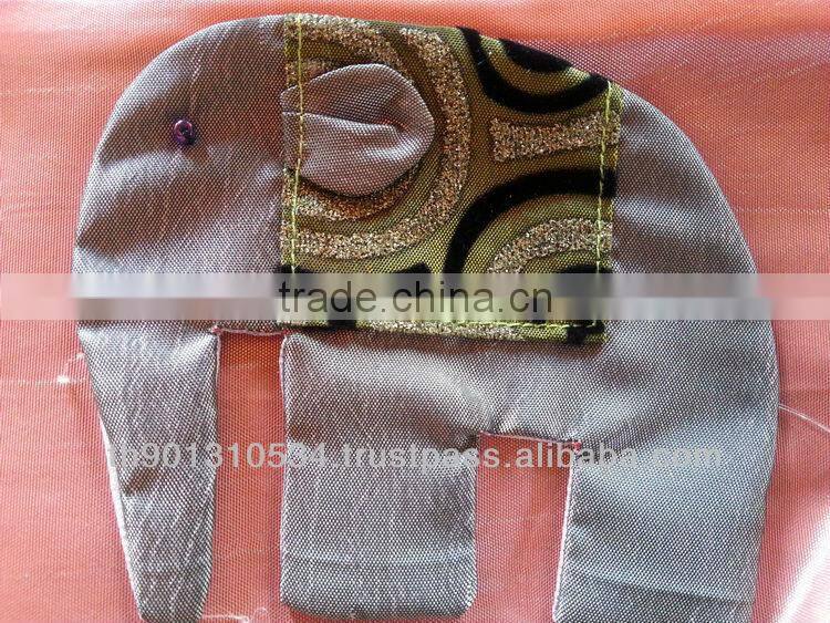 Thai Silk Embroidered wallet bag