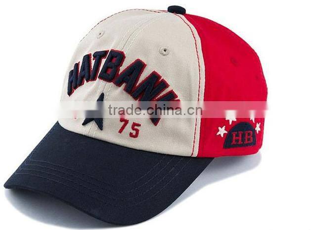 100% Polyester Running Baseball Caps 3D Embroidery Baseball Caps